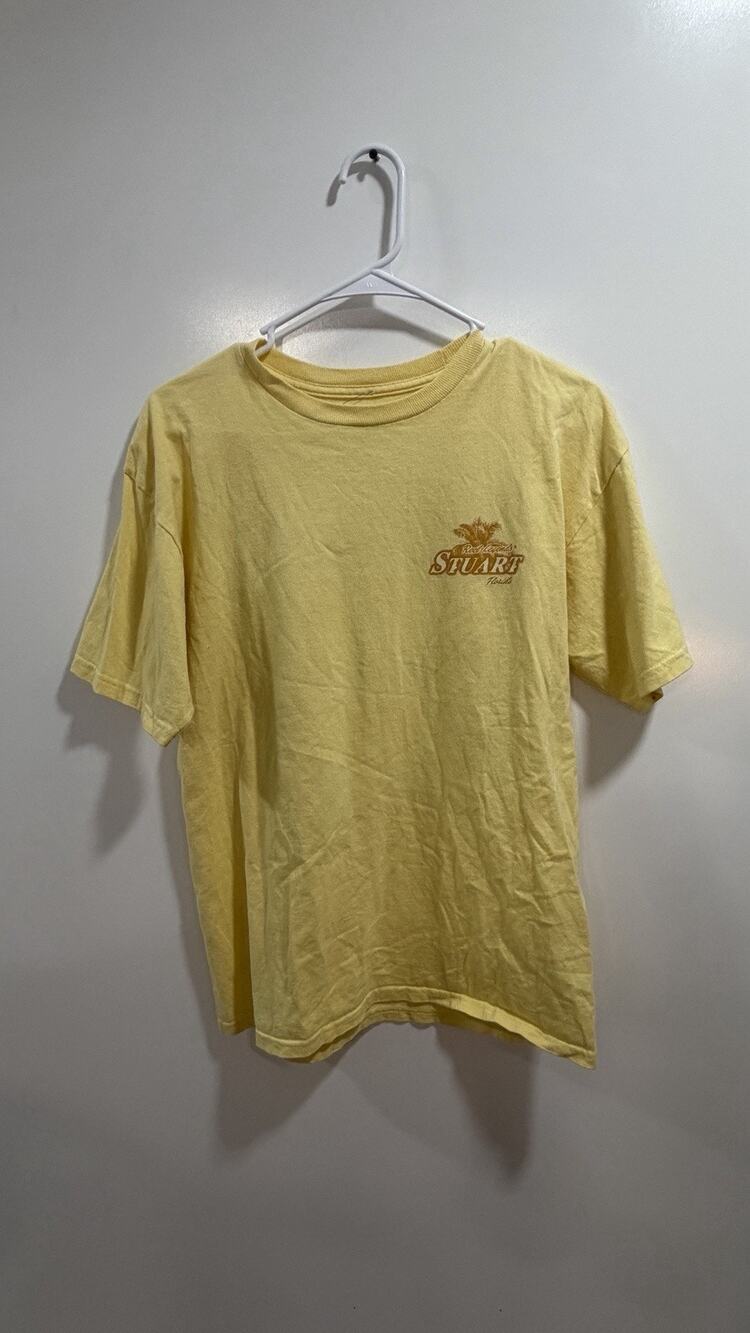 Reel Legends Graphic T Stuart Florida Yellow Men’s Size M
